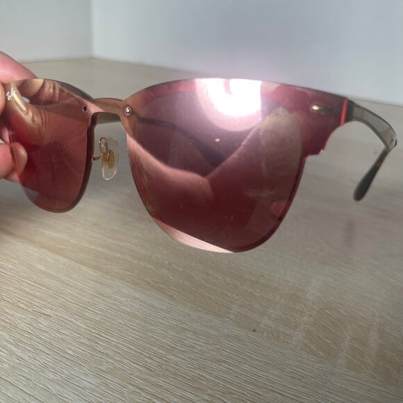 Ray-Ban RB3576-N 043/E4 Large Blaze Clubmaster Sunglasses FRAMES ONLY READ Italy - Picture 6 of 10